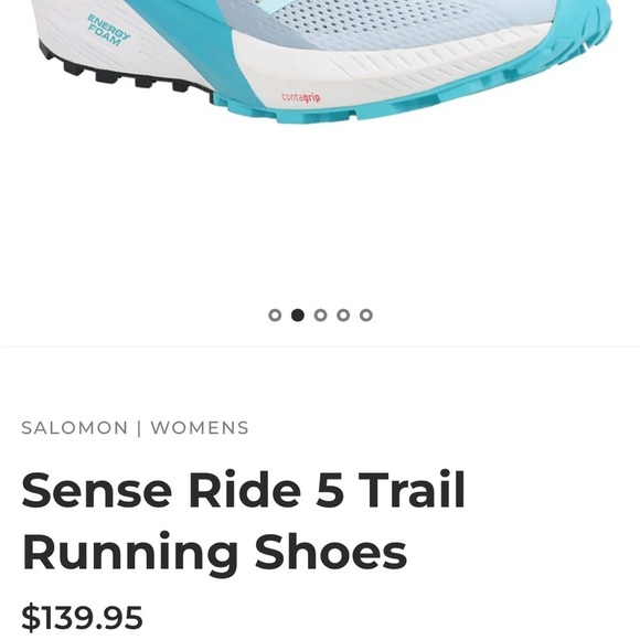 Salomon Sense Ride Trail Running Shoes Women’s Size 7.5 - Picture 11 of 11